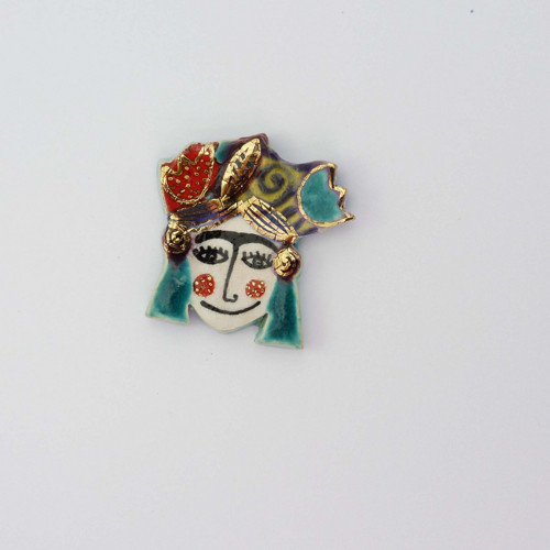 Tana šperky - keramika/zlato, FRIDA