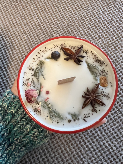 THAI Christmas svíčka v misce — foto 1