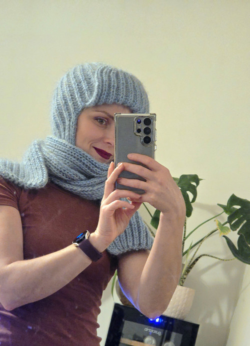 Prémiová mohérová čepice – extra teplá. — foto 1