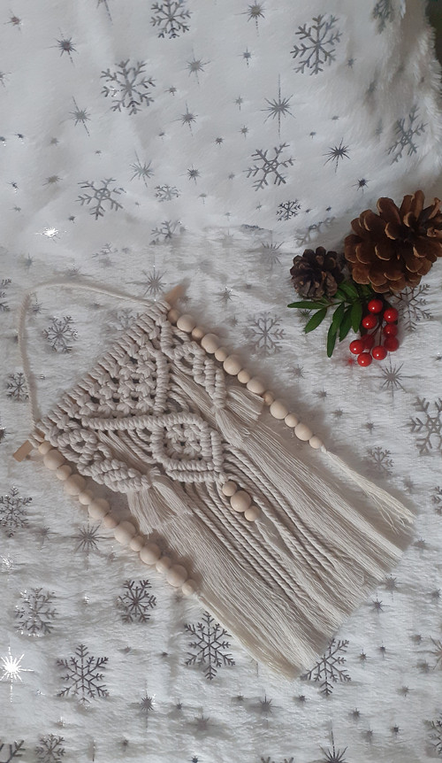 Macramé dekorace