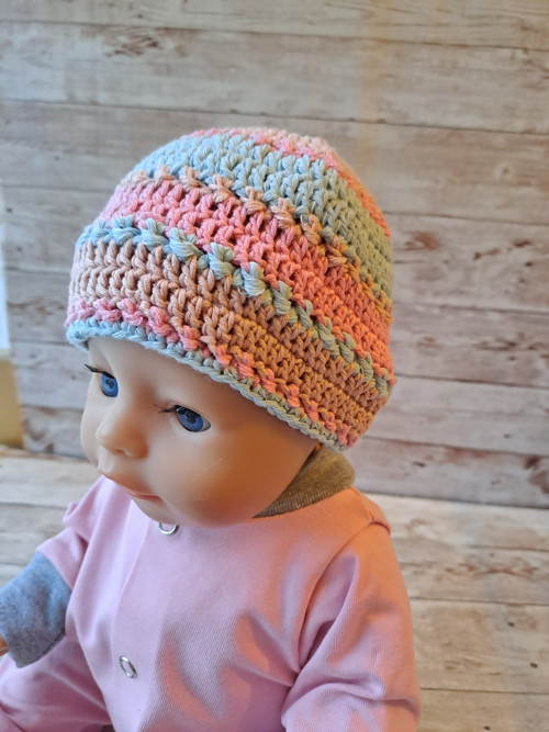 Baby Born 43 cm - háčkovaná čepice
