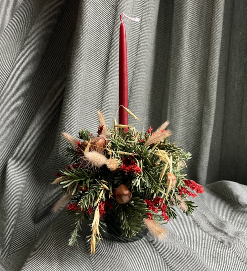 Adventní svícen červený