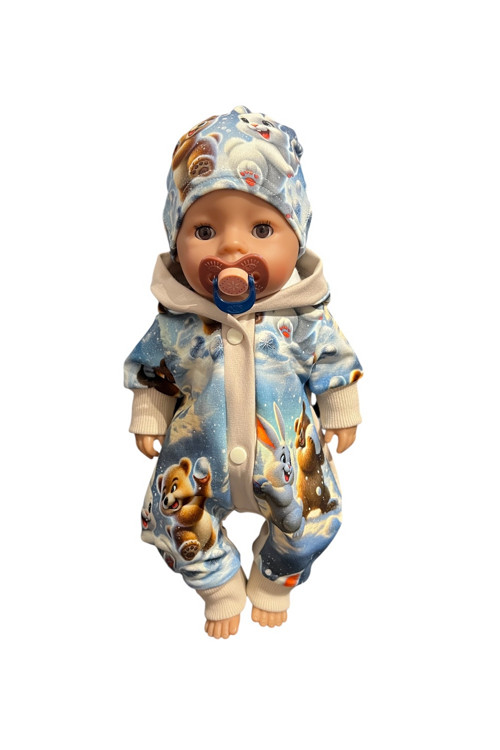 Overal pro BABY BORN - 43 cm, macko a zajac