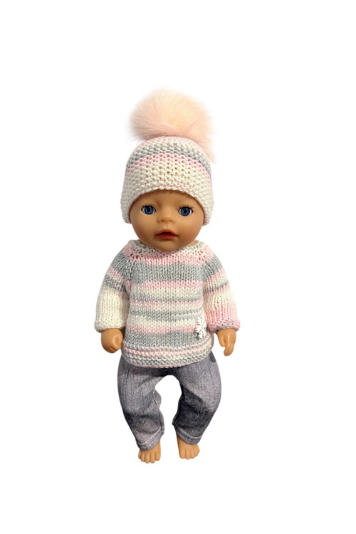 Oblečko pre Baby Born 36 cm - melír