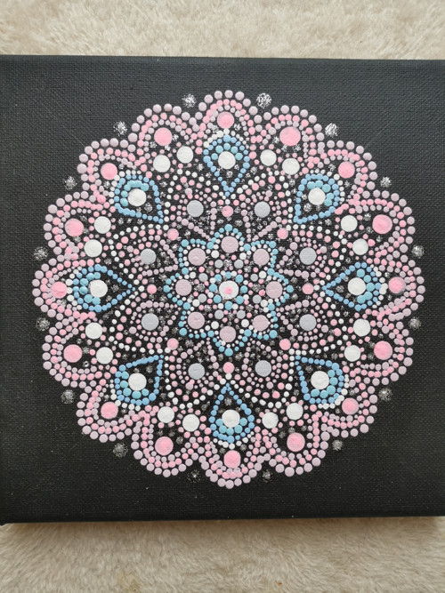 Květ proměny-20x20 cm