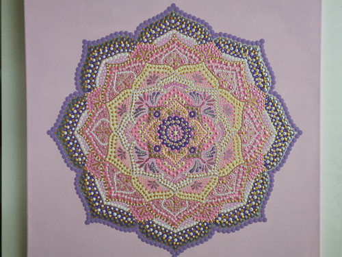 Mandala-lásky a hojnosti-50x50 cm