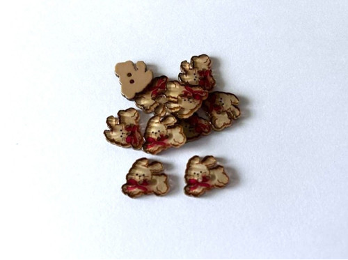 Plastový knoflík králíček (1ks)