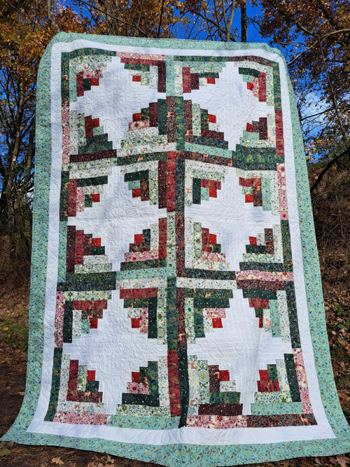 Christmas Log Cabin 2