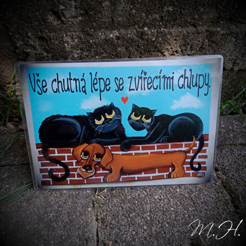 Vše chutná lépe se zvířecími chlupy