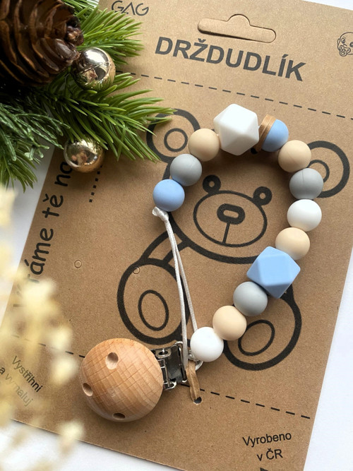 Klip na dudlík: MODRÁSEK