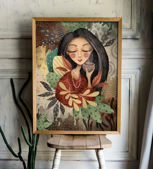 Print Kamélia
