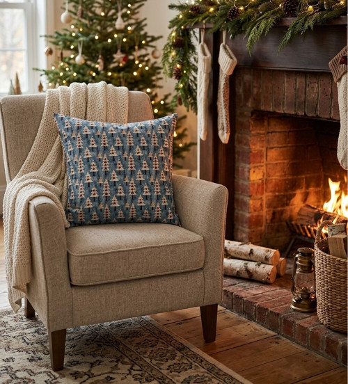 VÁNOČNÍ STROMEČKY - povlak na polštář