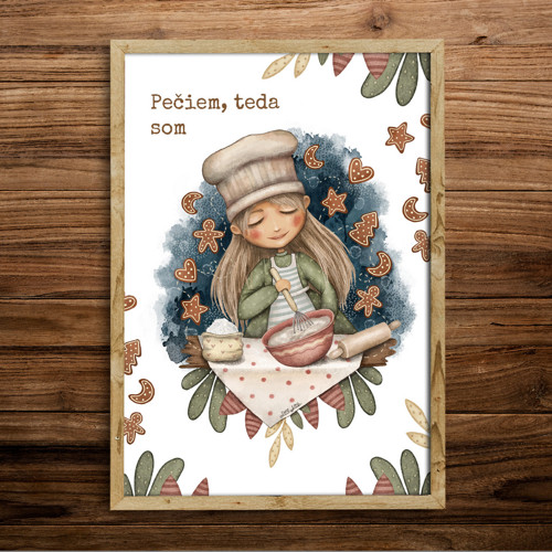 Print Pečiem, teda som