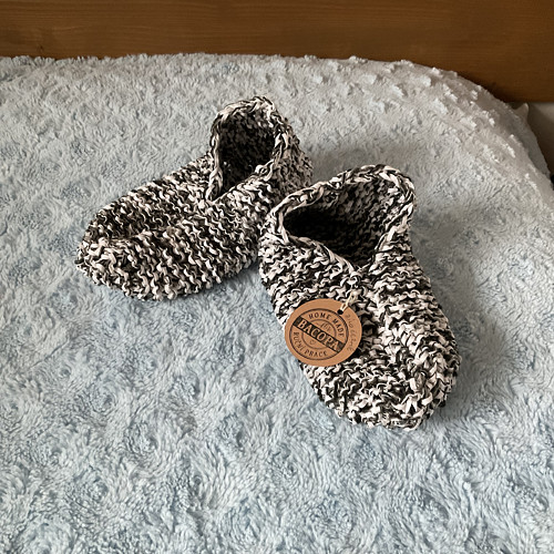 Bačkory -papuče bílo-černé 43 -44