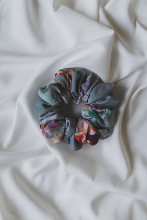 Hedvábná scrunchie "MÍŠA"