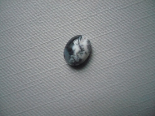 Kabošon - dendritický opál 9 mm, č.56Ef — foto 1