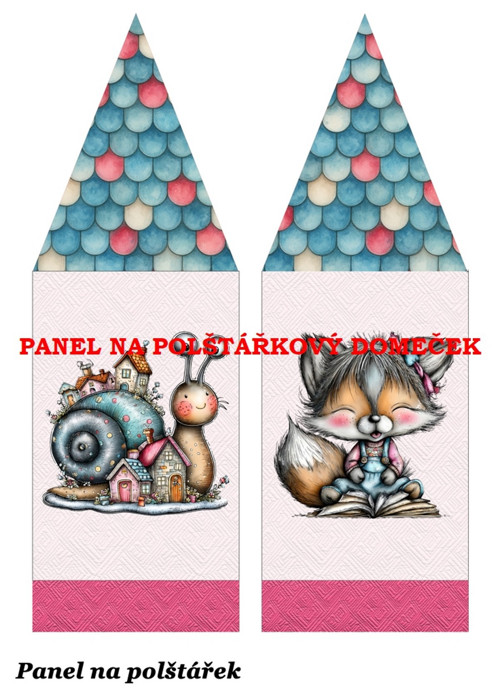 Bavlněný panel 48,5x67 cm — foto 1