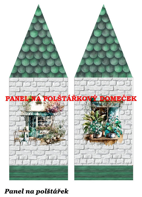Bavlněný panel 48,5x67 cm
