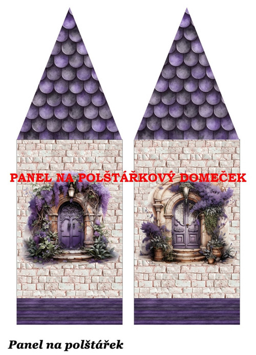 Bavlněný panel 48,5x67 cm