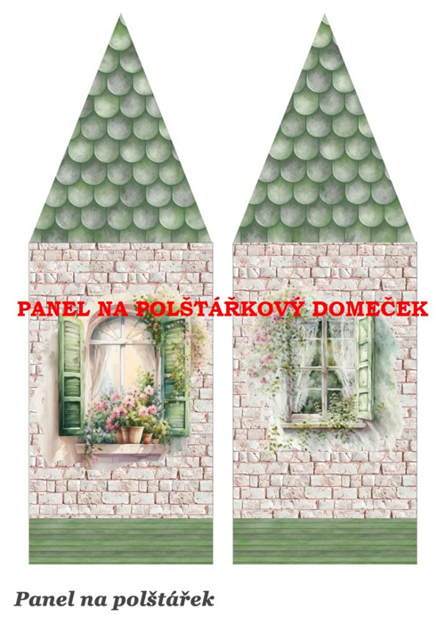 Bavlněný panel 48,5x67 cm