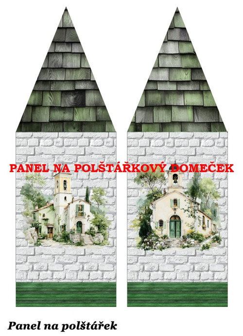Bavlněný panel 48,5x67 cm