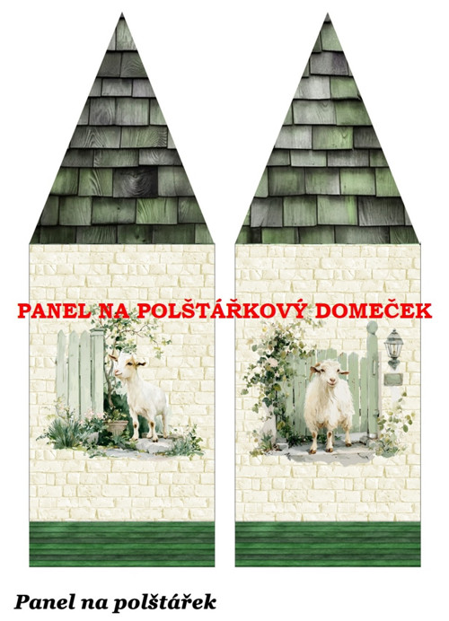 Bavlněný panel 48,5x67 cm — foto 1
