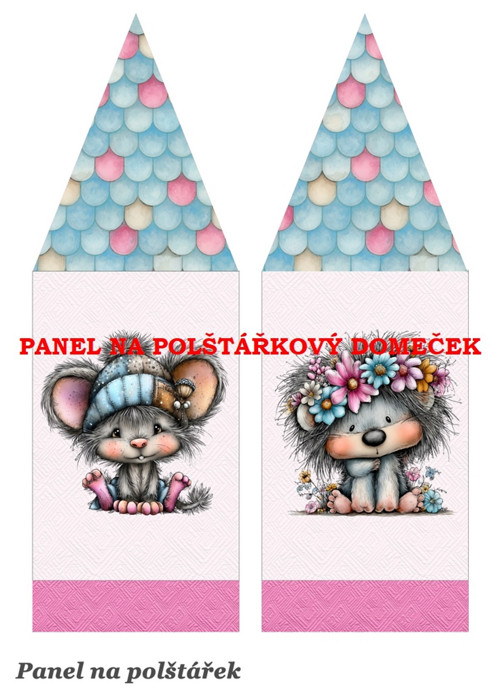 Bavlněný panel 48,5x67 cm