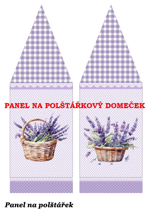 Bavlněný panel 48,5x67 cm