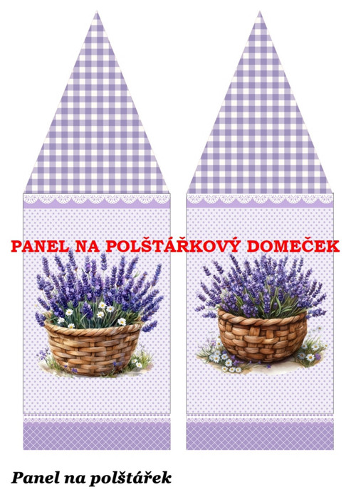 Bavlněný panel 48,5x67 cm