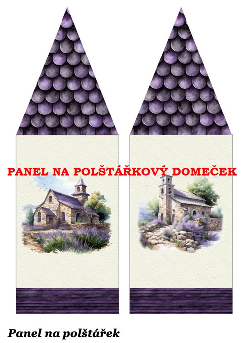 Bavlněný panel 48,5x67 cm