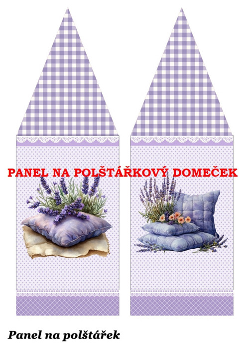 Bavlněný panel 48,5x67 cm