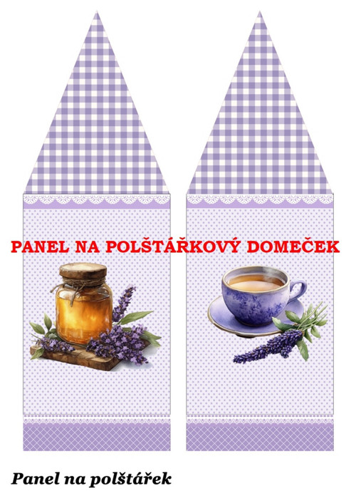 Bavlněný panel 48,5x67 cm — foto 1