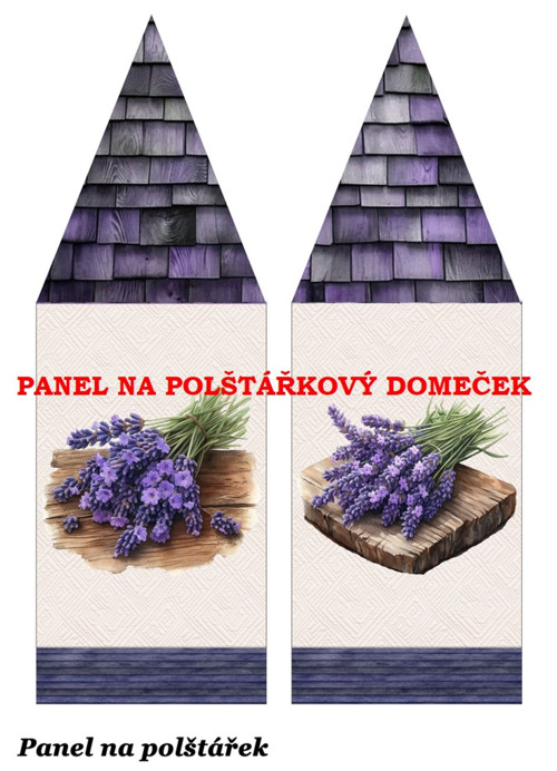 Bavlněný panel 48,5x67 cm