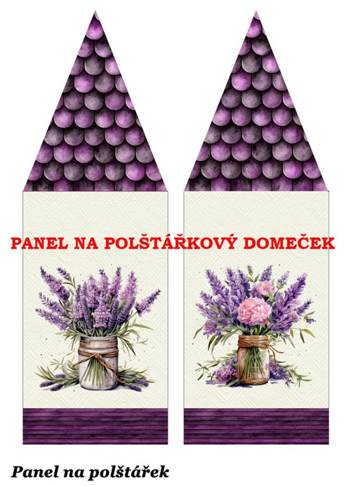 Bavlněný panel 48,5x67 cm
