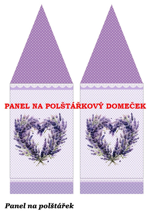 Bavlněný panel 48,5x67 cm — foto 1