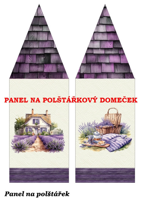 Bavlněný panel 48,5x67 cm