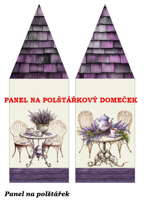 Bavlněný panel 48,5x67 cm