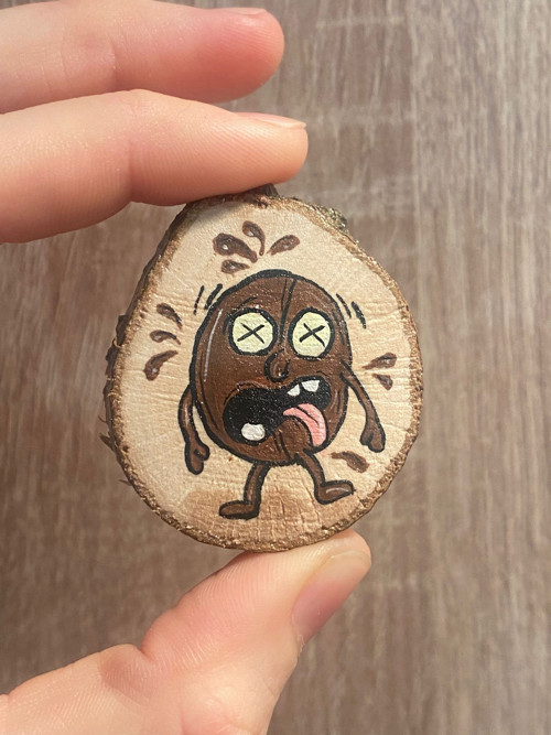 Magnetka - kávový bob - KO