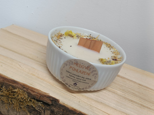 Medové květy v mističce - 110g — foto 1