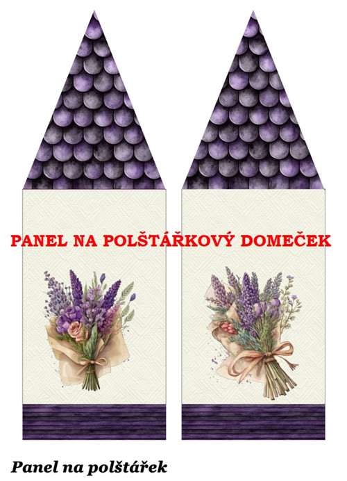 Bavlněný panel 48,5x67 cm