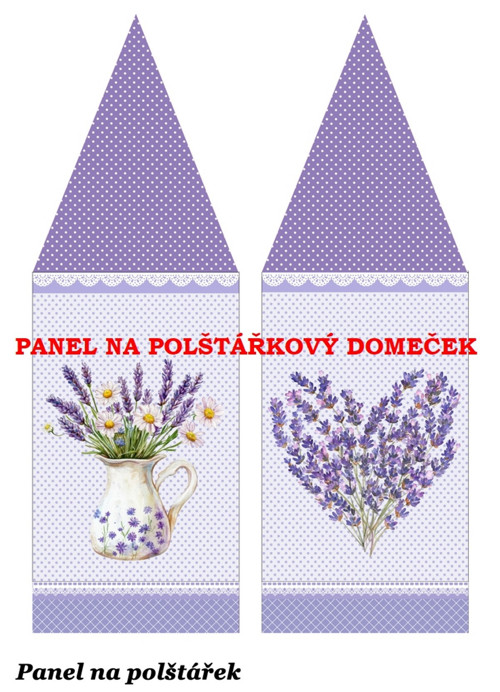 Bavlněný panel 48,5x67 cm