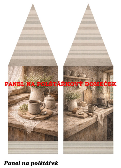 Bavlněný panel 48,5x67 cm