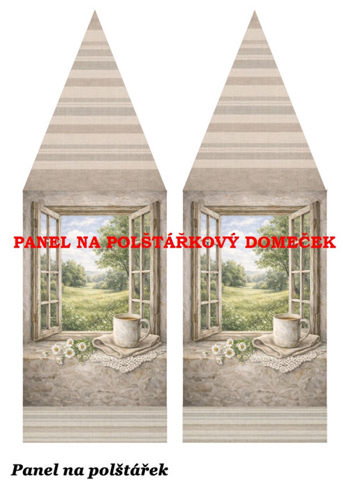 Bavlněný panel 48,5x67 cm