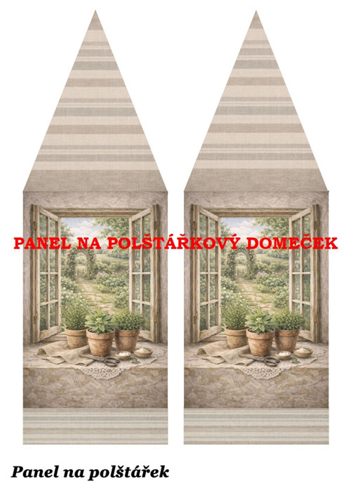 Bavlněný panel 48,5x67 cm