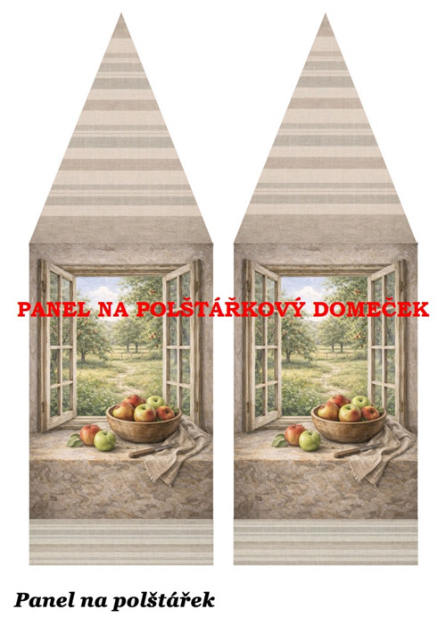 Bavlněný panel 48,5x67 cm
