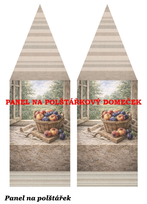 Bavlněný panel 48,5x67 cm