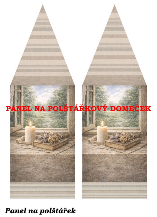 Bavlněný panel 48,5x67 cm — foto 1