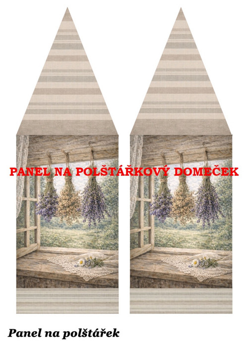 Bavlněný panel 48,5x67 cm