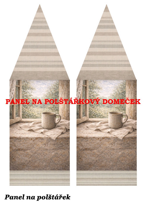 Bavlněný panel 48,5x67 cm