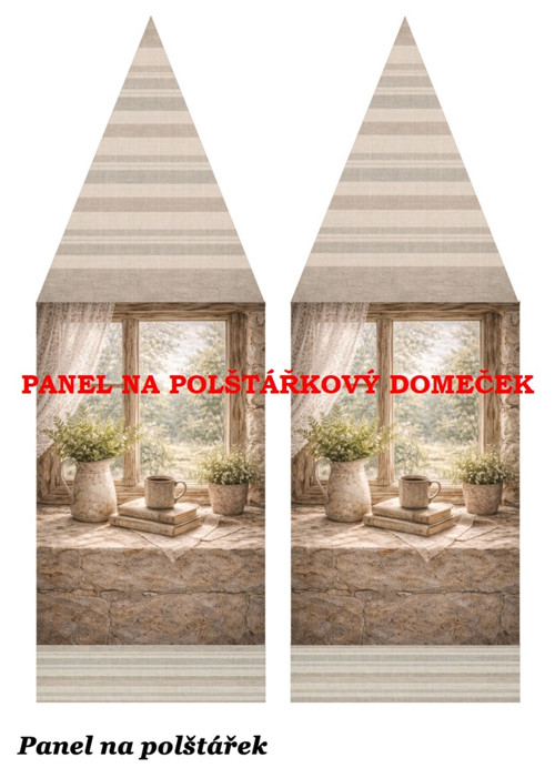 Bavlněný panel 48,5x67 cm